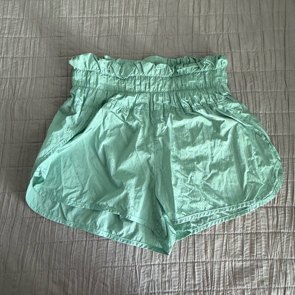 Free People FP Movement Mint Green Shorts - Picture 2 of 8